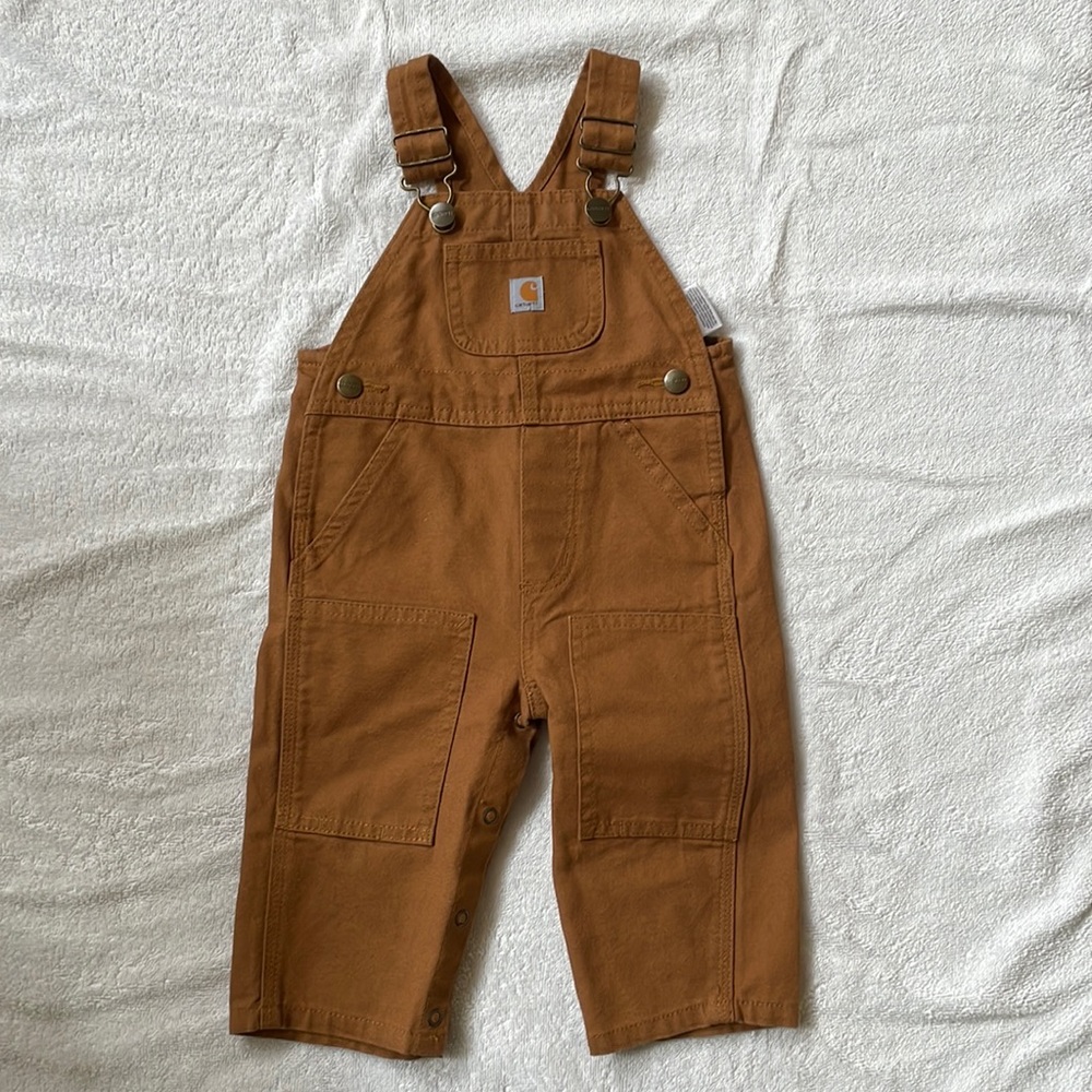 Carhartt | 9 month | overalls | new | baby | brown |